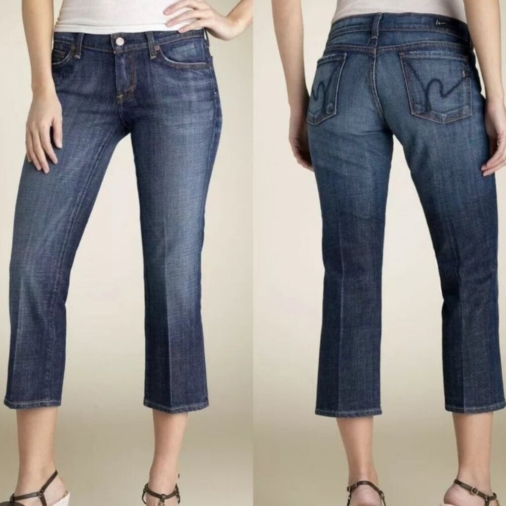 Citizens of Humanity Kelly 063 low-rise cropped jeans size 26